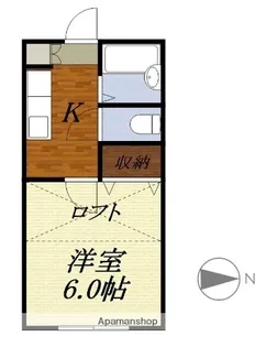 コーポヒカリ【2階】の間取り
