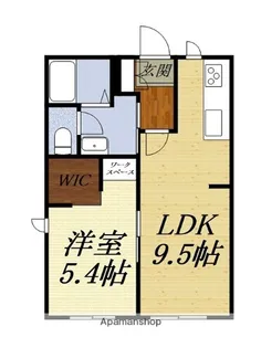 クローバーC【1階】の間取り