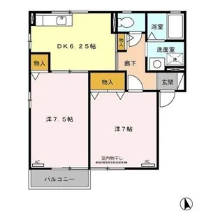 メルヴェイユ【2階】の間取り