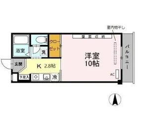 VILLAフィラメント【2階】の間取り