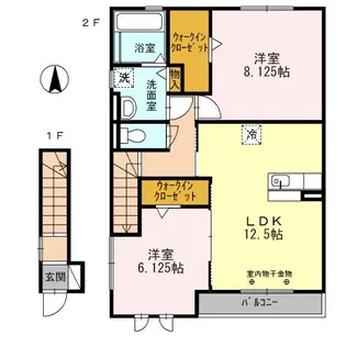 LEONIDS A【2階】の間取り