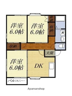 EXCEL(エクセル)【202号室】の間取り