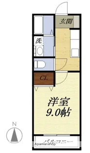 メゾンT【201号室】の間取り