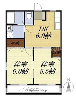 ダイエムI【102号室】の間取り