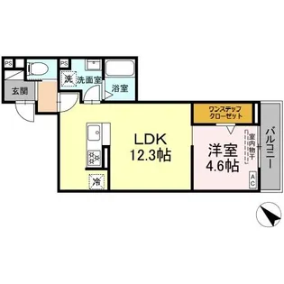 サンパティーク三方原【2階】の間取り