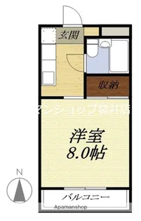 ワイズコレクトA棟【2階】の間取り