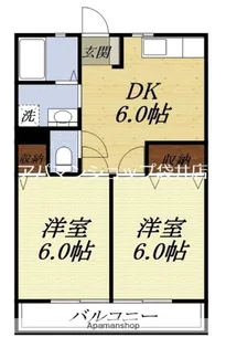 イマージュII【203号室】の間取り