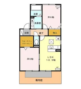 リビングタウン家代の里 D【1階】の間取り