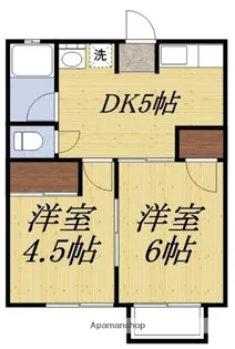 シティハイツユタカI【105号室】の間取り