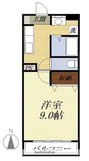 エム・エム・ケービル【2階】の間取り