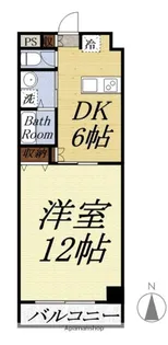 MPX番館【310号室】の間取り