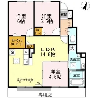 春夏冬【1階】の間取り