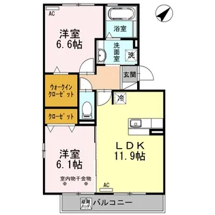 SHINE19【2階】の間取り