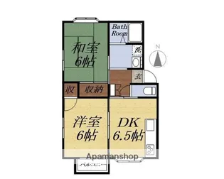 メゾンエスポワールII【1階】の間取り