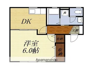ライラックB【2階】の間取り