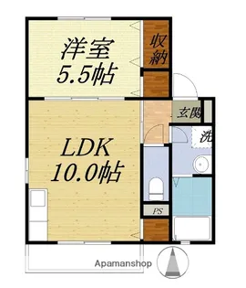 メイプルII【1階】の間取り