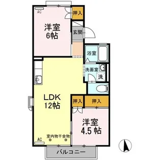 メモワール エル【2階】の間取り