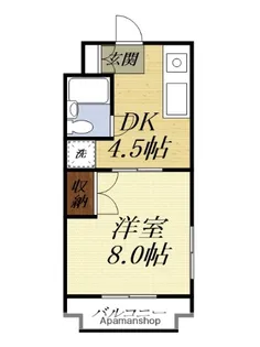 サームス【201号室】の間取り