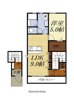 LOTUS小松【2階】の間取り