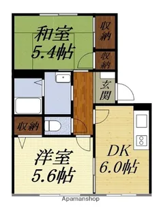 T.TOWNサンヒルズA【202号室】の間取り