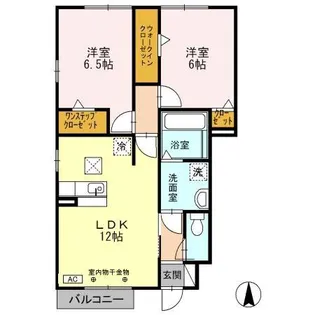 LEONIDS B【1階】の間取り
