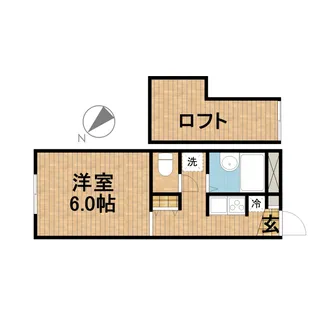 カーサ・フィオーレ【1階】の間取り