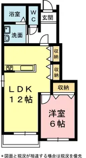ビスタ・マールⅠ【1階】の間取り