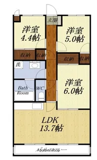 クラウンハイツ【2階】の間取り