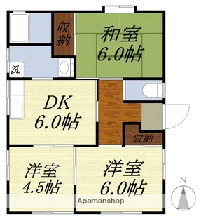 静岡県袋井市堀越5丁目【一戸建】の間取り