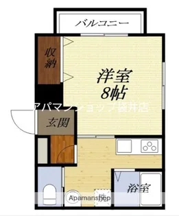 SOLEIL【103号室】の間取り
