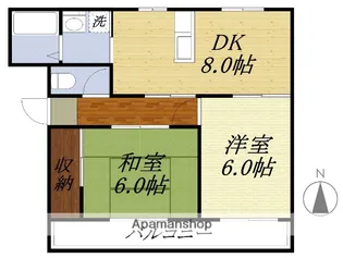 メゾン・プレミール【202号室】の間取り