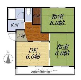 コーポジュピター【1階】の間取り