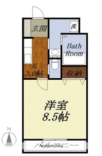 GRANDIR(グランディア)【4階】の間取り