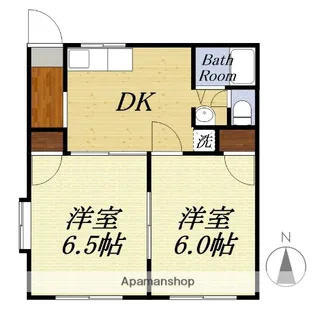 グリーンハイツC【1階】の間取り