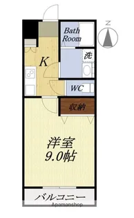グランコートSS【102号室】の間取り