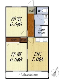 アーバンSTM【4D号室】の間取り