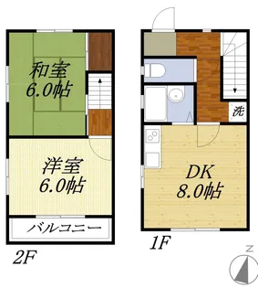 KSコート【C-5号室】の間取り