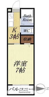プラテーク高尾【1階】の間取り