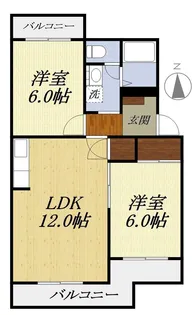 パルクレール【1階】の間取り