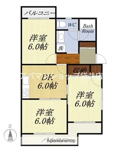 デイブレイク【2階】の間取り