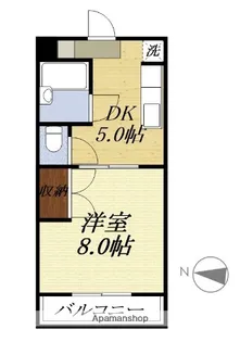 フラットフォード【2階】の間取り