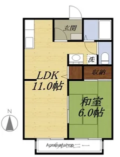 ロワールⅠ【2階】の間取り
