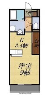 カルミア【107号室】の間取り