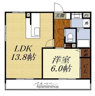 エルフィーネ【3階】の間取り