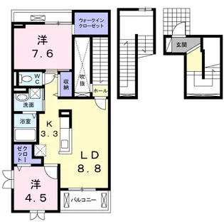 エスペランサ・K【3階】の間取り