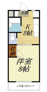 マンションやまももの木【103号室】の間取り