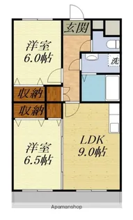 マンションYK2【1階】の間取り