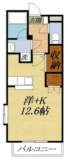 SOUTH VERUSHINA【1階】の間取り