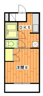 グローリアル S【3階】の間取り