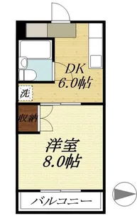 サンルミエール【2階】の間取り